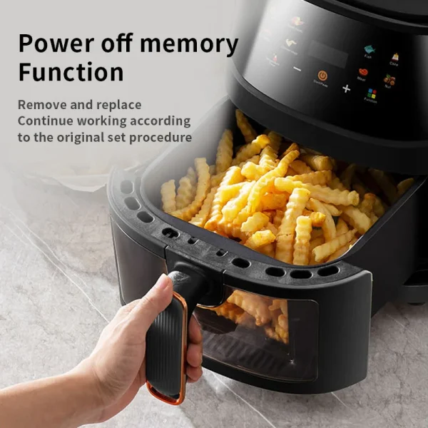 8-liter multifunctional intelligent air fryer large-capacity electric oven household electric frying pan