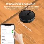 ABIR Robot Vacuum Cleaner X6,Smart Eye System,  6000PA Suction,APP NO-GO Line, Selective Zone Cleaning,Breakpoint Resume - Image 6