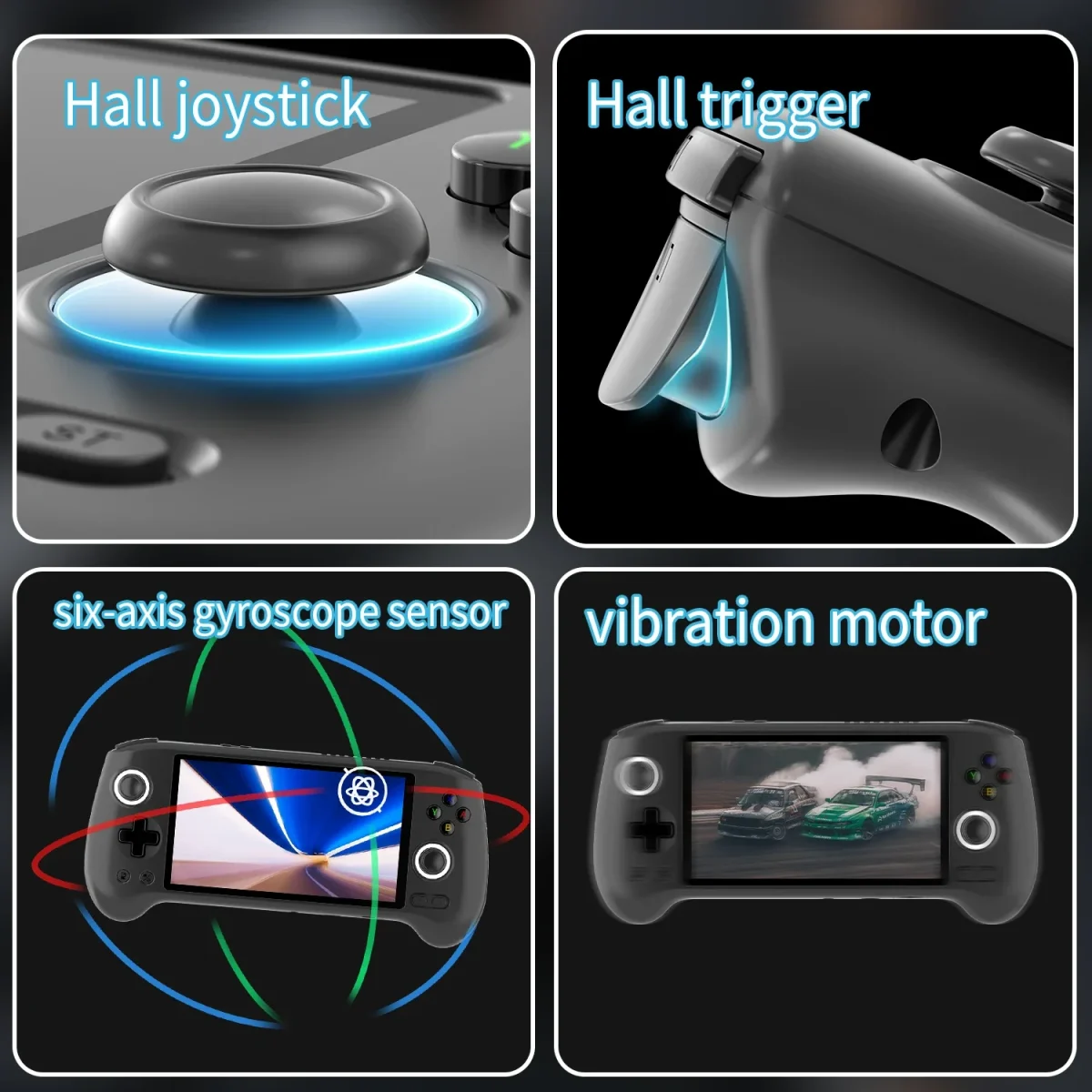 ANBERNIC RG556 Handheld Game Console Android 13 Unisoc T820 5.48-inch AMOLED Screen 5G WIFI Bluetooth 5500mAh PSP PS2 Games - Image 6