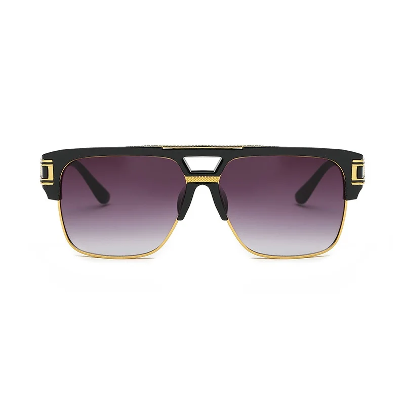 Classic Luxury Men Sunglasses Glamour Fashion Brand Sun Glasses For Women Mirrored Retro Vintage Square Designer Shades - Image 4