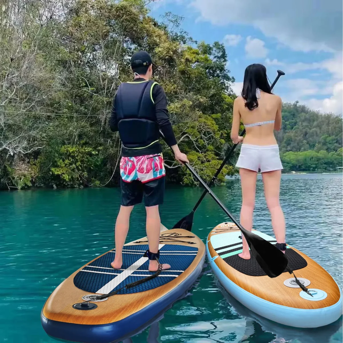 Inflatable Stand Up Paddle Board for Adults Premium PVC Surfboard for Ultimate Surfing Experience Racing Fishing Yoga Surf Board - Image 3