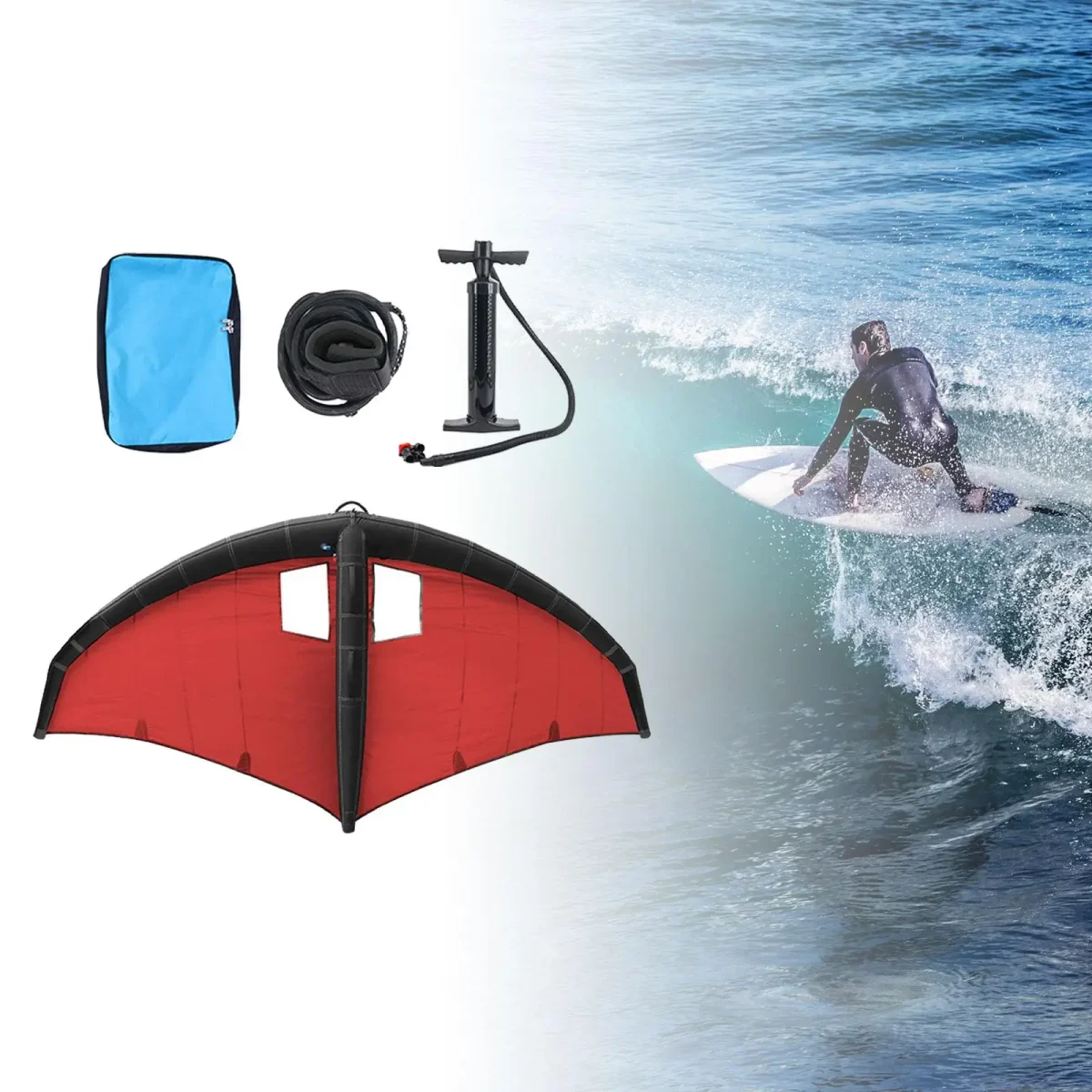 Inflatable Surfing Wing Inflatable Kite Hydrofoil for Surf Water Sports - Image 2