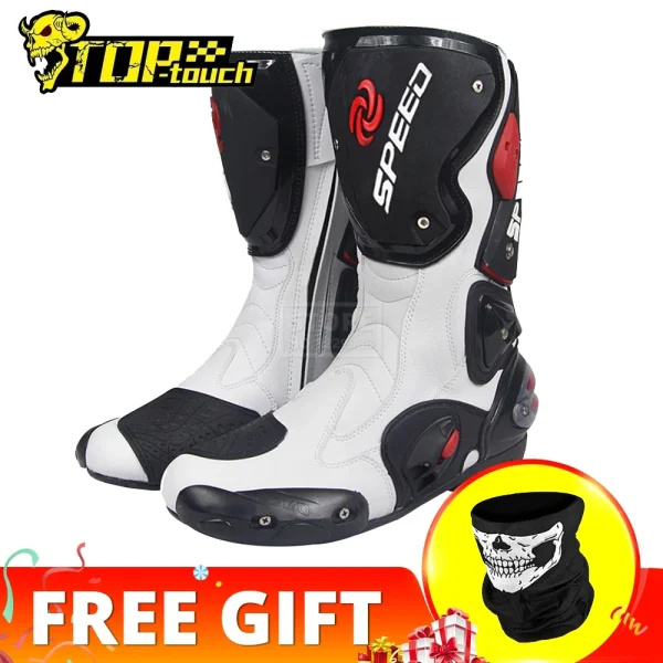 PRO-BIKER Motocross Off-Road Boots SPEED BIKERS Men Racing Riding Motorcycle Boots Motorbike Motorcycle Shoes Botas Moto Boots
