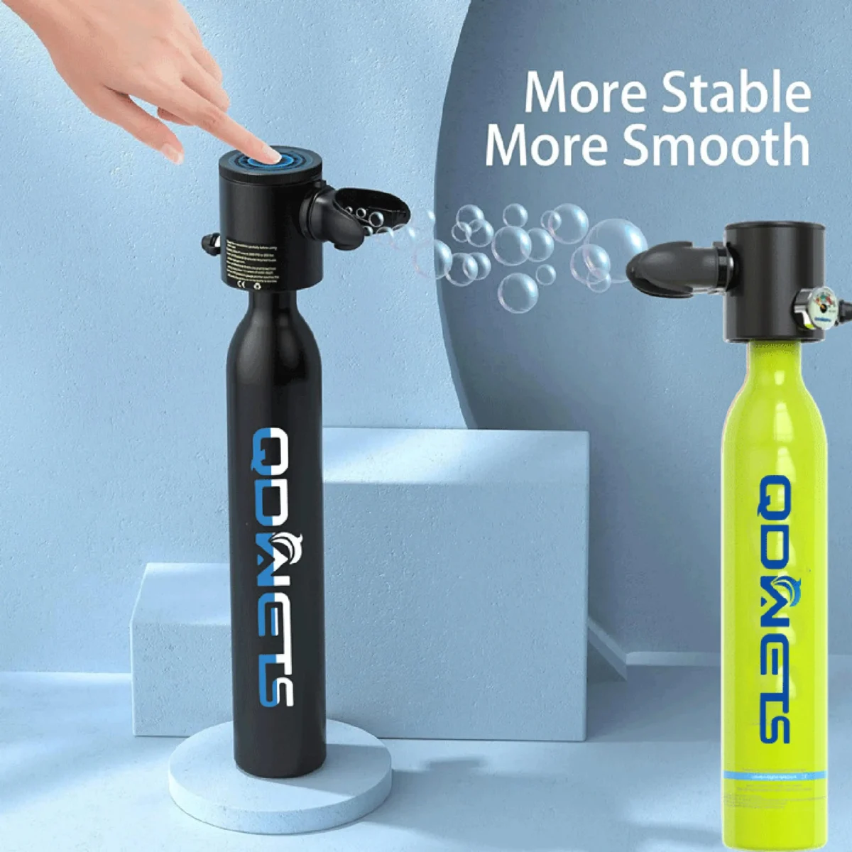 QDWETS Snorkel Scuba Tank Air Cylinder Outdoor Snorkeling Portable Scuba Diving Mask Range Extension Combination Equipment - Image 3