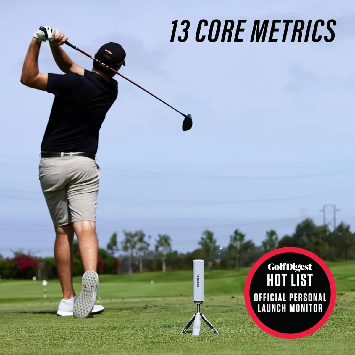 Rapsodo MLM2PRO Mobile Launch Monitor + Golf Simulator,Grey - Image 3