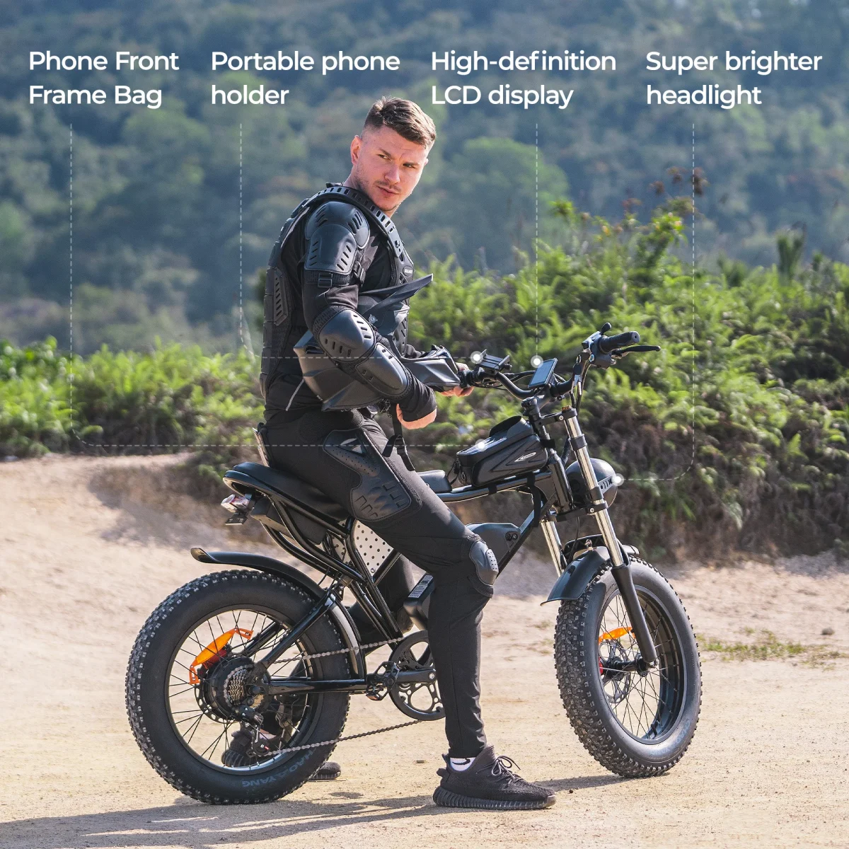 electric bike 1000W 48V 20AH Waterproof Powerful motor 20*4.0 Fat Tire For Mountain adult electric bicycle - Image 3