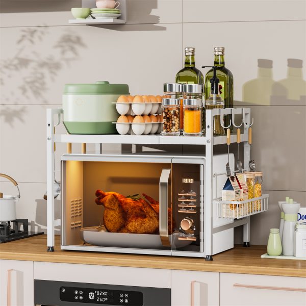 Microwave Stand Shelf, Extendable (15.7”-23.5