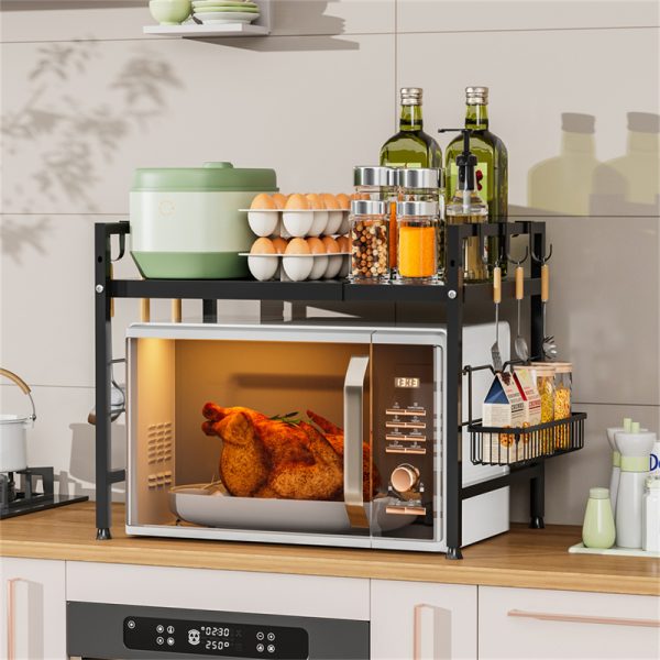 Microwave Stand Shelf, Extendable (15.7”-23.5