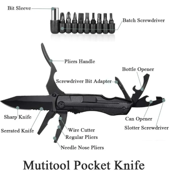 Multifunctional Knife Pliers Outdoor Home Portable Outdoor Survival Folding Knife Plier Screwdriver Hand Tool Car Emergency Tool