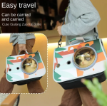 Pet Outing Portable Cat Dogs Handbag Summer Breathable Carrier Travel Puppy Kitten Single Shoulder Bag Pet Carrying Bag Supplie - Image 3