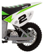 Dirt Rocket SX500 McGrath Electric Motocross Bike for Kids Ages 14+ - 40 mins of Ride Time, For Riders up to 175 lbs - Image 4