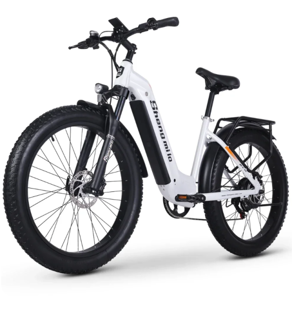 Shengmilo MX06 E-Mountain electric Bicycle 26 inch ebike 500W Bafang Motor Fatbike 48V17.5Ah Adult Electric Bike City e bike