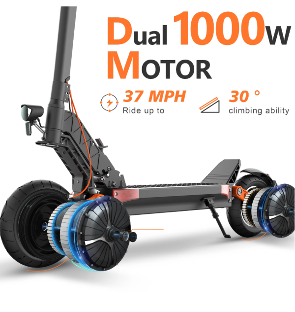 JOYOR S10S Powerful Electric Scooter 2000W Dual Motor E Scooter 10 inch pneumatic tires Scooter Electric Adult USA Stock