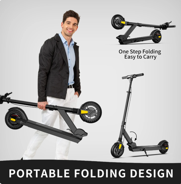 OBX Electric Scooter Adult 15.5MPH e scooter 8 inch 350W With App GPS Positioning Folding Electric Kick Scooter For Child &Teens