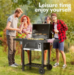 BBQ Courtyard Barbecue Stove Outdoor Barbecue Rack, Thickened Large Barbecue Stove Smoked Barbecue Stove Camping - Image 2