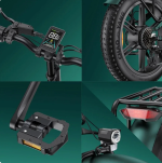 Electric Bicycle 750W Motor 52V16AH Lithium Battery ENGWE ENGINE PRO 2.0 E-Bike 20*4.0-inch Fat Tire All Terrain Electric Bike - Image 4