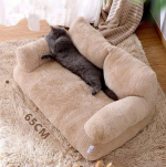 Luxury Cat Bed Sofa Winter Warm Cat Nest Pet Bed for Small Medium Dogs Cats Comfortable Plush Puppy Bed Pet Supplies - Image 4