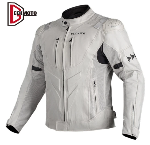 Motorcycle Jacket Summer Road Racing Clothing Riding Jacket Built In CE Protective Gear Breathable Motorcycle Equipment