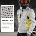 Motorcycle Jacket Summer Road Racing Clothing Riding Jacket Built In CE Protective Gear Breathable Motorcycle Equipment - Image 4
