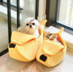 Banana Cat Bed House Funny Cute Cozy Cat Mat Beds Warm Durable Portable Pet Basket Kennel Dog Cushion Cat Supplies Multicolor - Image 3