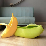 Banana Cat Bed House Funny Cute Cozy Cat Mat Beds Warm Durable Portable Pet Basket Kennel Dog Cushion Cat Supplies Multicolor - Image 5