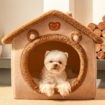 Cat Hiding House Dog Moisture-proof Four Seasons Bed Cats Net Closed Carrier Boxes Big Cat Waterproof Mat Pet Supplies Furniture - Image 2
