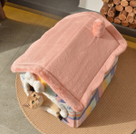 Cat Hiding House Dog Moisture-proof Four Seasons Bed Cats Net Closed Carrier Boxes Big Cat Waterproof Mat Pet Supplies Furniture - Image 4