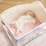Cat Hiding House Dog Moisture-proof Four Seasons Bed Cats Net Closed Carrier Boxes Big Cat Waterproof Mat Pet Supplies Furniture - Image 5