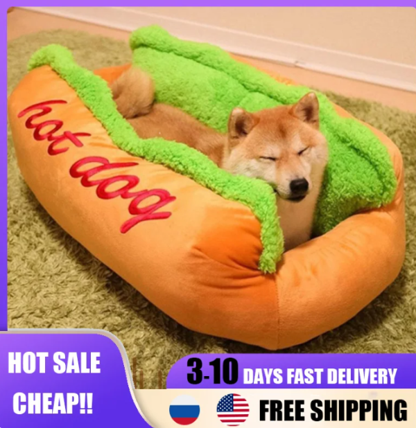 Hot Pet Dog Puppy Dog Bed various Size Large Dog Lounger Bed Kennel Mat Soft Fiber Warm Soft Bed House Product For Dog And Cat