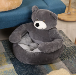 Semi-Enclosed Bear Pet Dog Bed Ultra Soft Cat Bed Detachable Plush Puppy Bed Winter Warm Sleeping Bed Mat Pet Product - Image 5