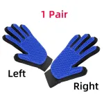 Pet Grooming Gloves Cat Brushes for Gentle Shedding Efficient Pets Hair Remover Mittens - Dog Washing Gloves Cats & Horses - Image 5