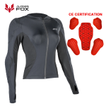 Women Motorcycle Soft Armor Full Body Summer Motorbike Skiing Protective Jacket Lady Motocross Racing Undershirt CE Approved - Image 2
