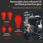 Women Motorcycle Soft Armor Full Body Summer Motorbike Skiing Protective Jacket Lady Motocross Racing Undershirt CE Approved - Image 4