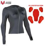 Women Motorcycle Soft Armor Full Body Summer Motorbike Skiing Protective Jacket Lady Motocross Racing Undershirt CE Approved - Image 6