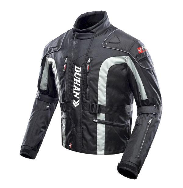 Reflective Motorcycle Jacket Men's Biker Jacket Anti-Fall Motorcycle Protection Equipment Waterproof Motocross Clothing M-3XL