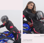 Woman Jacket Motorcycle Motorbike Riding Armor Protective Coat Summer Waterproof Lady Girl Clothing Anti-collision Suit JK-52 - Image 3