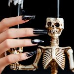 Halloween Christmas wear nails and nails fake nail nail nail nail nail nail nail set 72 pieces with jelly glue - Image 3