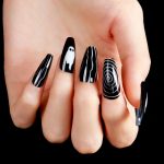 Halloween Christmas wear nails and nails fake nail nail nail nail nail nail nail set 72 pieces with jelly glue - Image 4